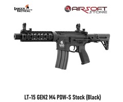 Lancer Tactical LT-15 GEN2 M4 PDW-S Stock (Black)