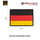 German Flag Blank Rubber Patch