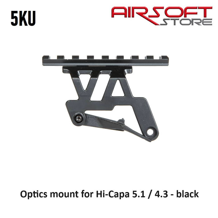 5KU Optics mount for Hi-Capa 5.1 / 4.3 airsoft pistols - black
