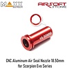 Maxx Model CNC Aluminum Air Seal Nozzle 18.50mm for Scorpion Evo Series