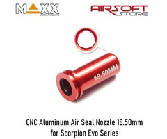 Maxx Model CNC Aluminum Air Seal Nozzle 18.50mm for Scorpion Evo Series