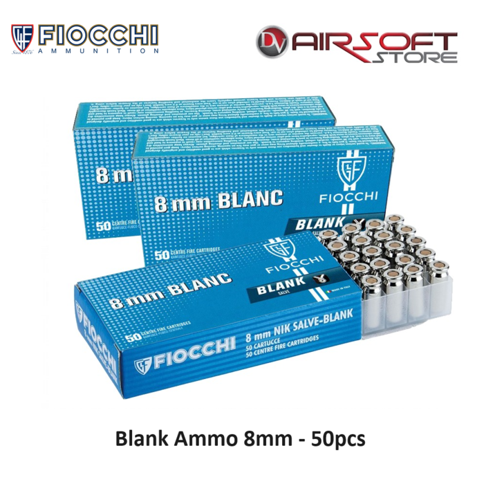 Fiocchi Blank Ammo 8mm - 50pcs