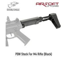 Double Eagle PDW Stock For M4 Rifle (Black)