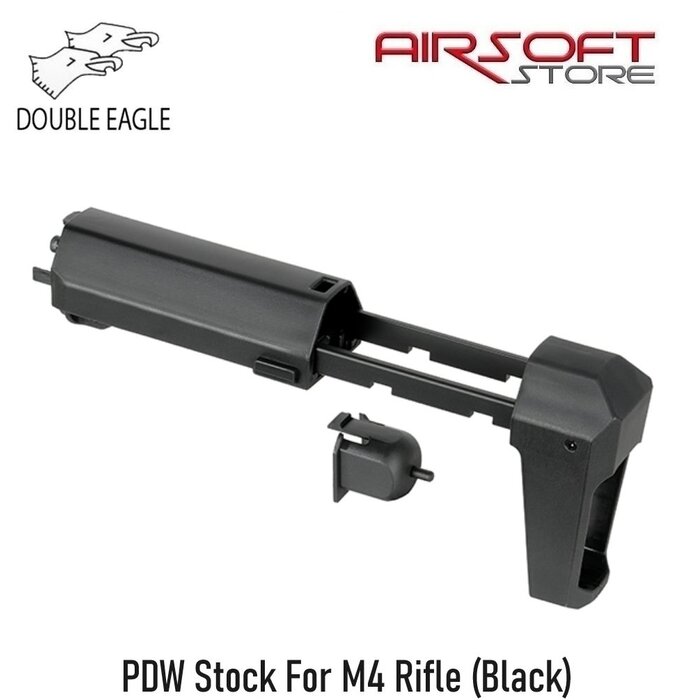 Double Eagle PDW Stock For M4 Rifle (Black)