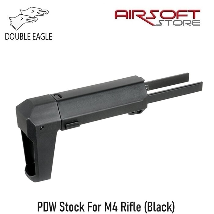 Double Eagle PDW Stock For M4 Rifle (Black)