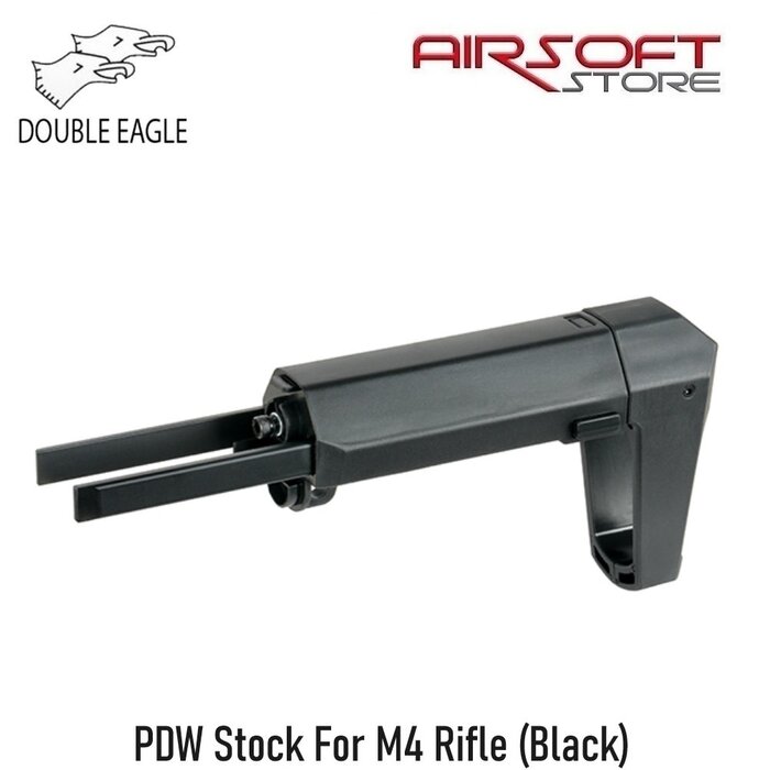 Double Eagle PDW Stock For M4 Rifle (Black)