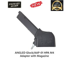 Primary Airsoft ANGLED Glock/AAP-01 HPA M4 Adapter with Magazine