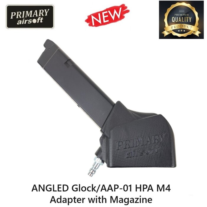 Primary Airsoft ANGLED Glock/AAP-01 HPA M4 Adapter with Magazine