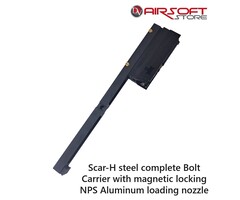 Ra-Tech Scar-H steel complete Bolt Carrier with magnetic locking NPS Aluminum loading nozzle