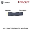 BLUEMAX Battery Adapter T-Plug Deans to Mini Tamiya Female