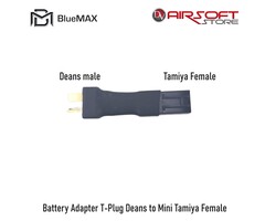 BLUEMAX Battery Adapter T-Plug Deans to Mini Tamiya Female