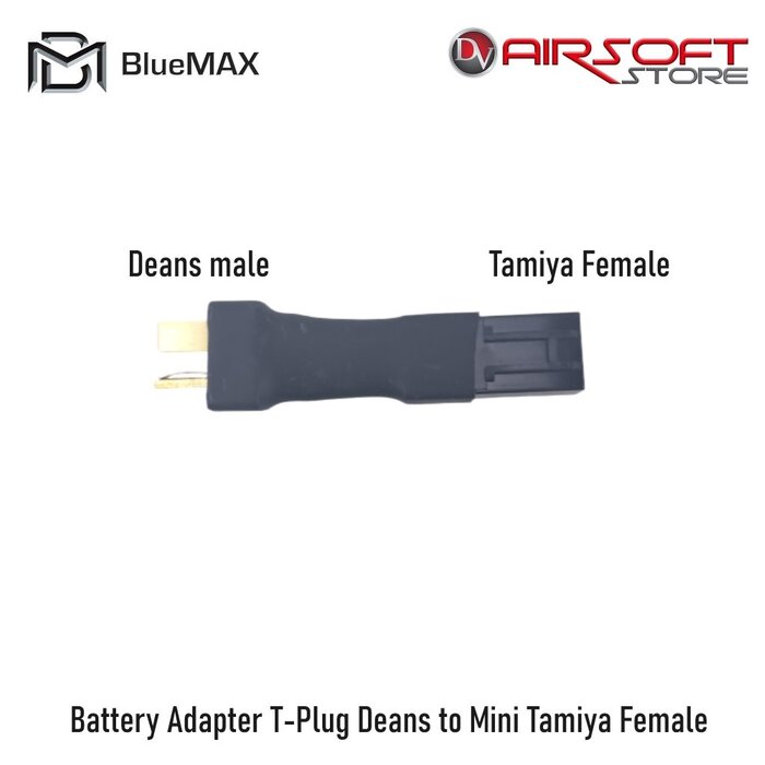 BLUEMAX Battery Adapter T-Plug Deans to Mini Tamiya Female