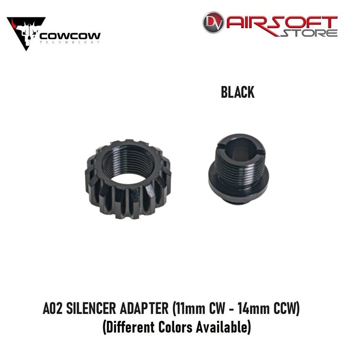 CowCow Technology A02 SILENCER ADAPTER (11mm CW - 14mm CCW)