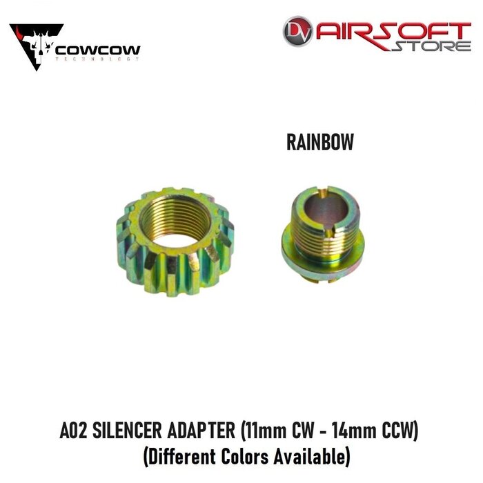 CowCow Technology A02 SILENCER ADAPTER (11mm CW - 14mm CCW)