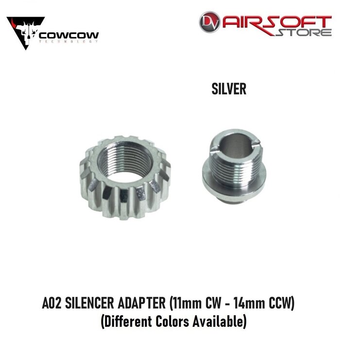 CowCow Technology A02 SILENCER ADAPTER (11mm CW - 14mm CCW)
