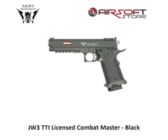 ARMY ARMAMENT JW3 TTI Licensed Combat Master - Black
