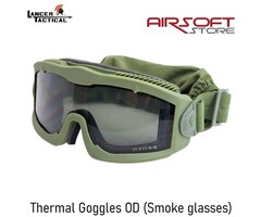 Lancer Tactical Thermal Goggles OD (Smoke glasses)