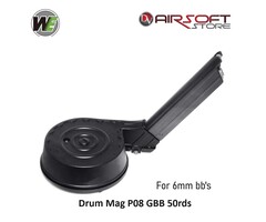 WE (Wei Tech) Drum Mag P08 GBB 50rds