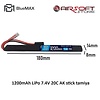 BLUEMAX 1200mAh LiPo 7.4V 20C AK stick tamiya