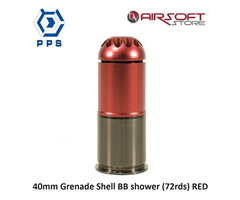 pps 40mm Grenade Shell BB shower (72rds) RED