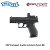 Walther PDP Compact 4 with red dot 4.5mm BB