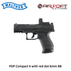 Walther PDP Compact 4 with red dot 6mm BB