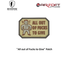 Shadow Tactical "All out of Fucks to Give" Patch