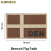CLAWGEAR Denmark Flag Patch Coyote