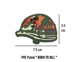 Delta Victor PVC Patch " BORN TO KILL "