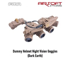 FMA Dummy Helmet Night Vision Goggles (Dark Earth)