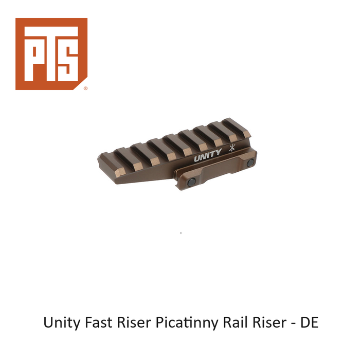 PTS Unity Fast Riser Picatinny Rail Riser - DE
