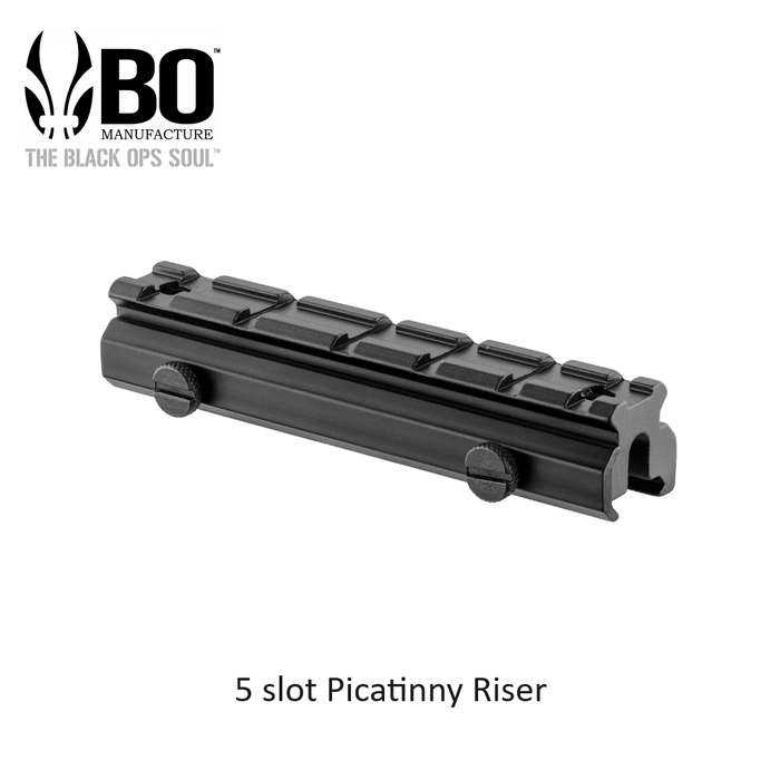 BO 5 slot Picatinny Riser