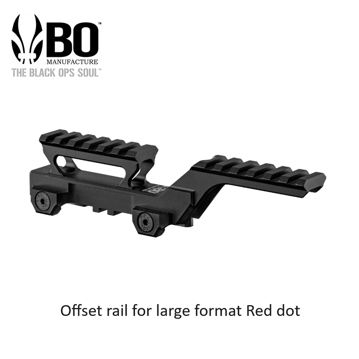 BO Offset rail for large format Red dot