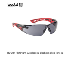 Bollé RUSH+ Platinum sunglasses black smoked lenses