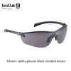 Bollé Silium+ safety glasses black smoked lenses
