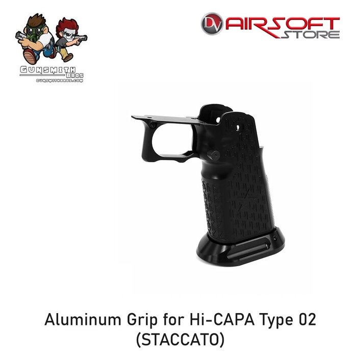 Gunsmith Bros Aluminum Grip for Hi-CAPA Type 02 (STACCATO)