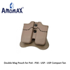 Amomax Double Mag Pouch for Px4 - P30 - USP - USP Compact