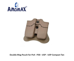 Amomax Double Mag Pouch for Px4 - P30 - USP - USP Compact