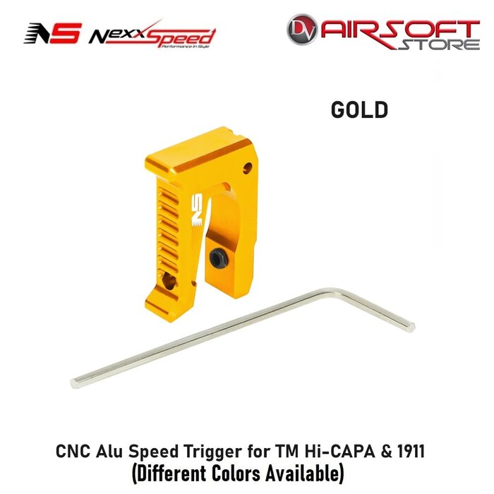 Nexxspeed CNC Alu Speed Trigger for TM Hi-CAPA & 1911