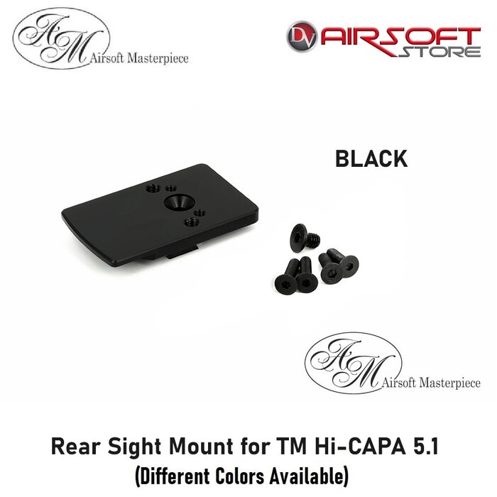 Airsoft Masterpiece Rear Sight Mount for TM Hi-CAPA 5.1