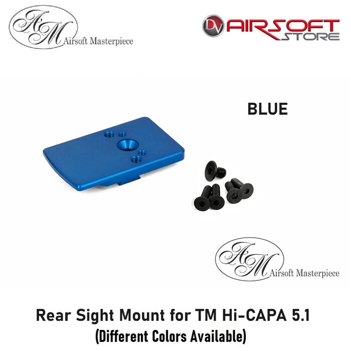 Airsoft Masterpiece Rear Sight Mount for TM Hi-CAPA 5.1