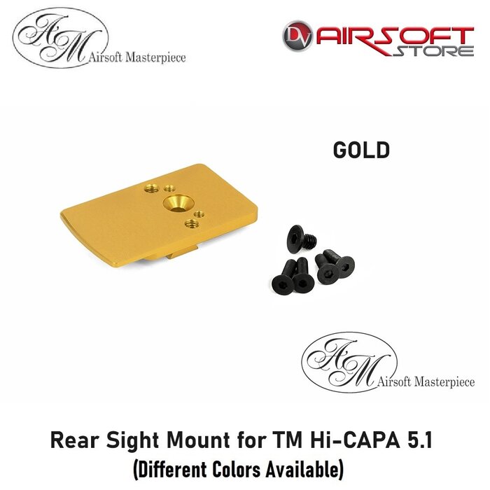 Airsoft Masterpiece Rear Sight Mount for TM Hi-CAPA 5.1