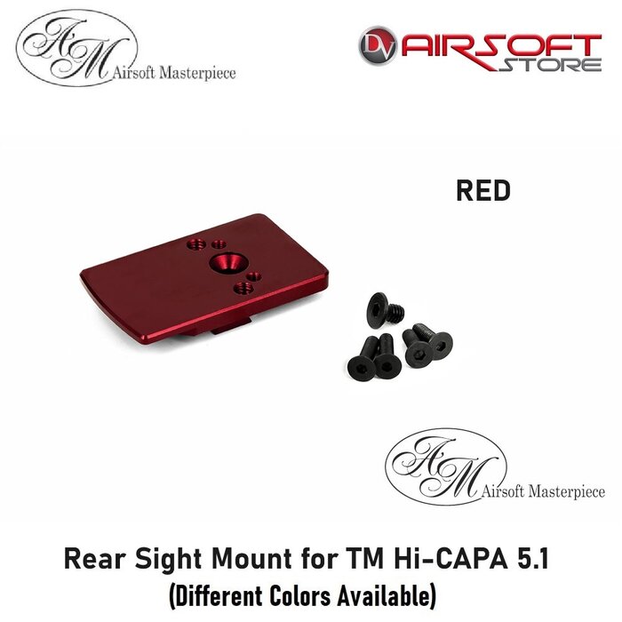 Airsoft Masterpiece Rear Sight Mount for TM Hi-CAPA 5.1