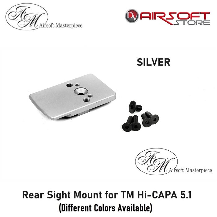 Airsoft Masterpiece Rear Sight Mount for TM Hi-CAPA 5.1