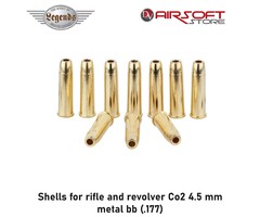 Legends Shells for rifle and revolver Co2 4.5 mm metal bb (.177)