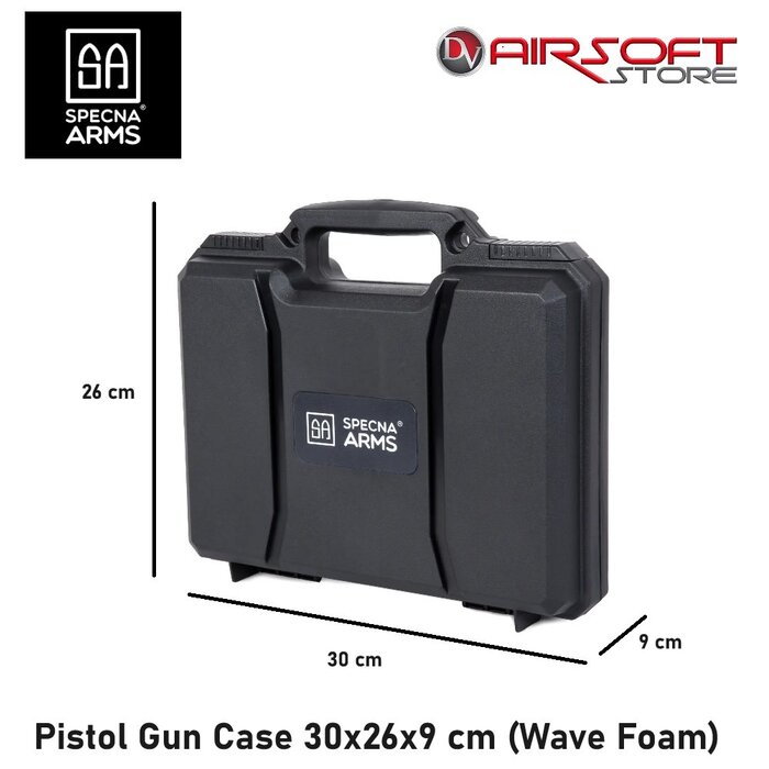 Specna Arms Pistol Gun Case 30x26x9 cm (Wave Foam)