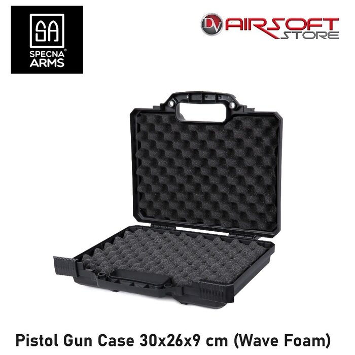 Specna Arms Pistol Gun Case 30x26x9 cm (Wave Foam)