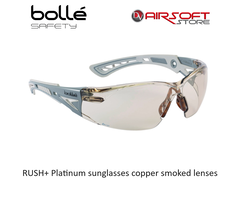 Bollé RUSH+ Platinum sunglasses copper smoked lenses