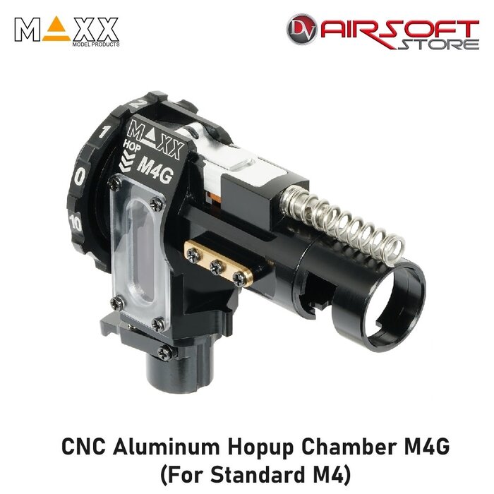 Maxx Model CNC Aluminum Hopup Chamber M4G (For Standard M4 with GGB Barrel)