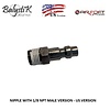 Balystik Nipple male with 1/8 NPT male thread - US Version